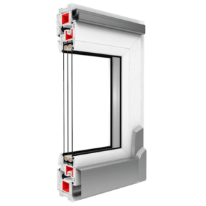 “Solid PVC profil med god isolasjon”