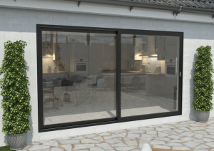 “Moderne skyvedører med maksimal lysinnslipp”