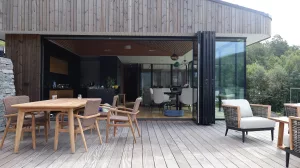 Modern desing med Sucho foldedør