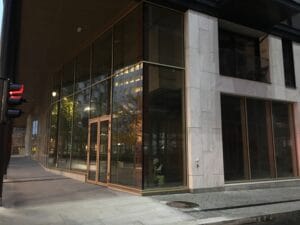 Bispevika i Oslo, fasade med foldedør